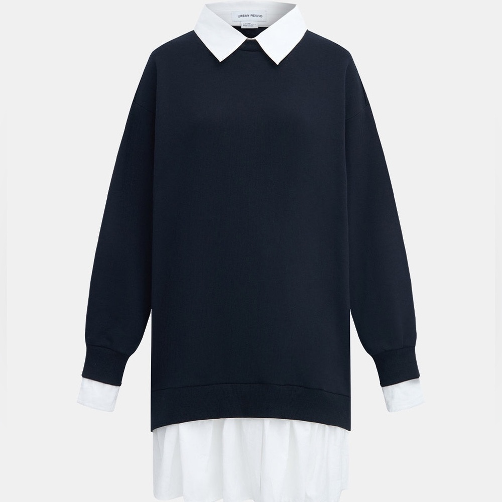 Urban Revivo Sweater Shirt Dress - Picture 6 of 8
